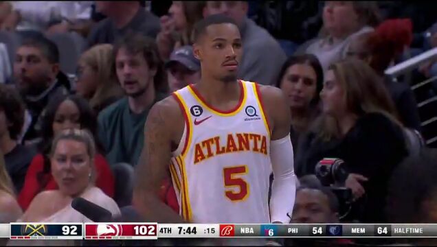 NBA常规赛：掘金vs老鹰中文解说全场回放