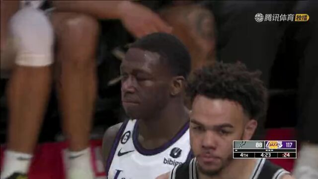 NBA常规赛：马刺vs湖人中文解说全场回放