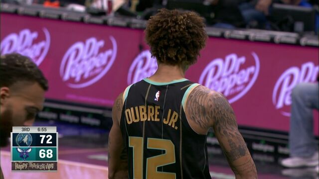  NBA常规赛：森林狼vs黄蜂第3节原声解说回放