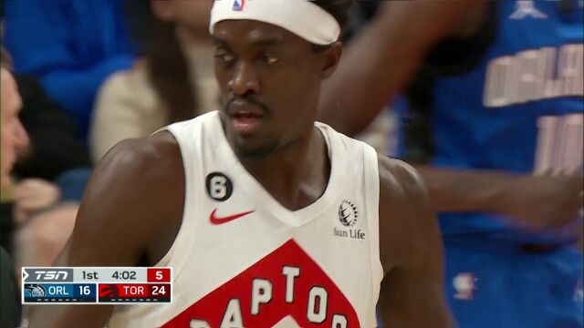 NBA常规赛：魔术vs猛龙第1节原声解说回放