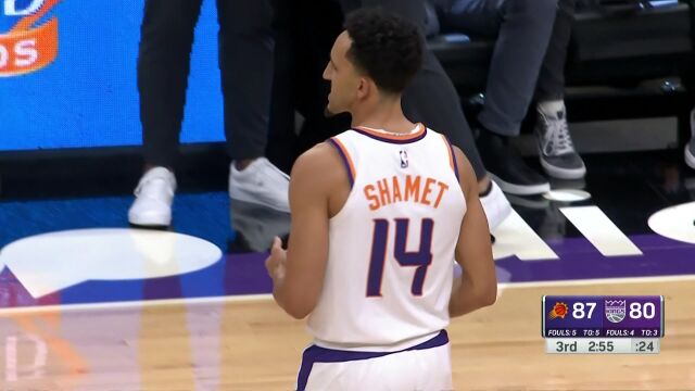 NBA常规赛：太阳vs国王第3节中文解说回放