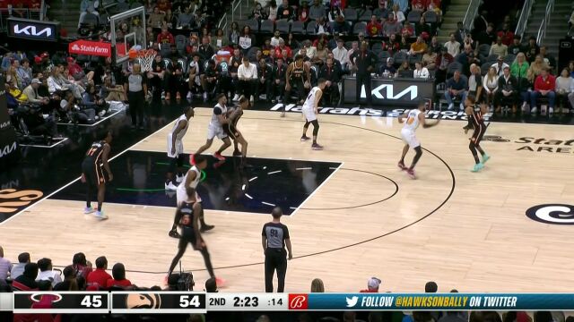 NBA常规赛：热火vs老鹰中文解说全场回放