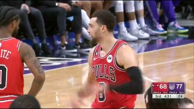 国王vs公牛第3节中文解说回放