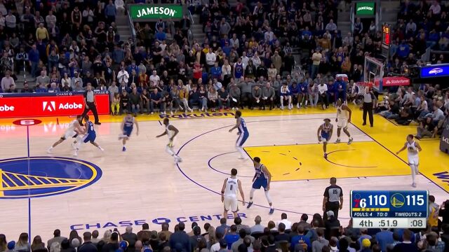 一局定胜负！库里闪转腾挪致命抛投杀死比赛