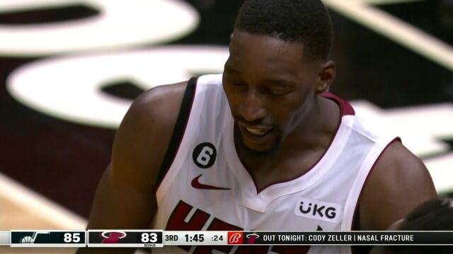 起飞喽！阿德巴约势不可挡滑翔炸筐打成2+1