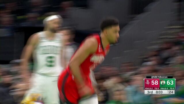 杰伦格林击地妙传瞒天过海 小马丁接球起飞上演滞空暴扣