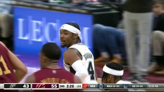 马刺vs骑士中文解说全场回放