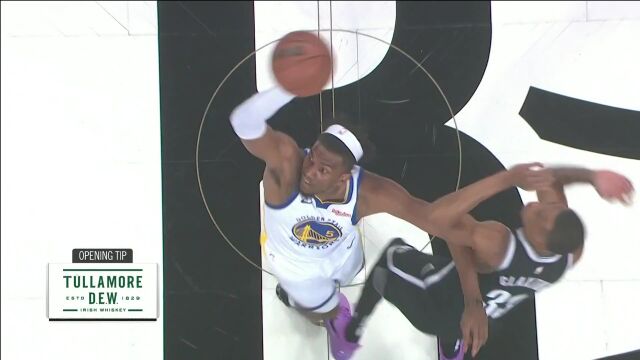 勇士vs篮网第1节中文解说回放