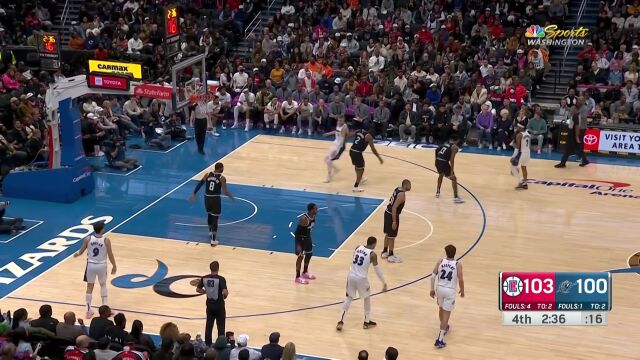 阿夫迪亚底角三分空心入网 乔治强硬慢三步上篮还以颜色