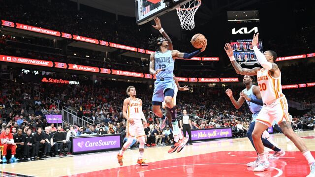 灰熊123-119老鹰 莫兰特27+6灰熊擒老鹰喜迎6连胜