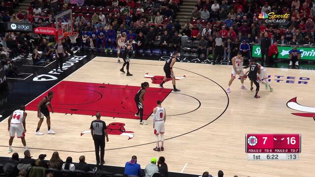 快船108-103公牛 德罗赞20+5小卡33分率队险胜