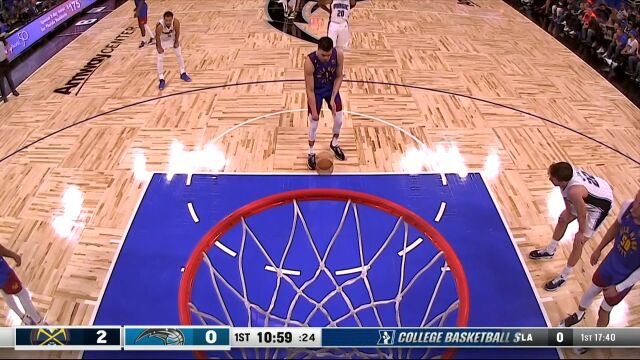 掘金vs魔术第1节中文解说回放