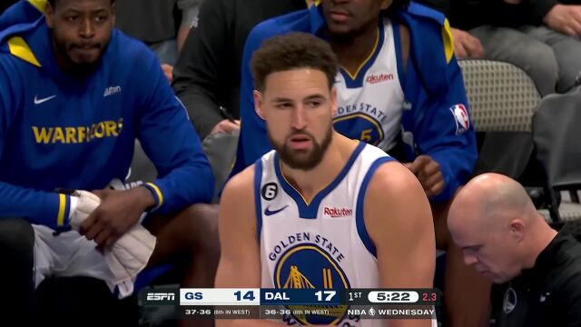  NBA常规赛：勇士vs独行侠第1节中文解说回放