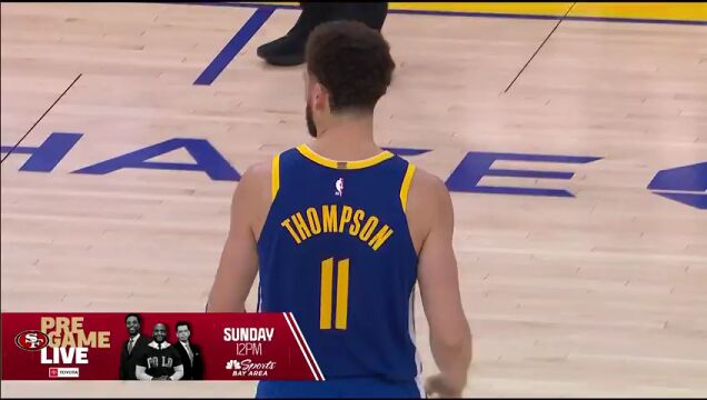 NBA常规赛：开拓者vs勇士第2节中文解说回放