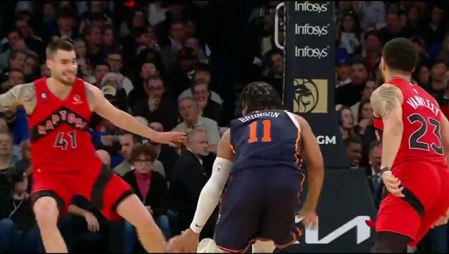 NBA常规赛：猛龙vs尼克斯第2节中文解说回放