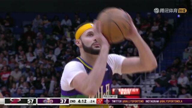 NBA常规赛：热火vs鹈鹕英文原声全场回放