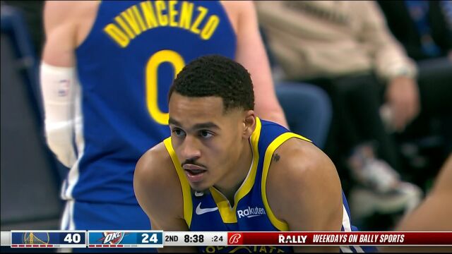 NBA常规赛：勇士vs雷霆第2节中文解说回放