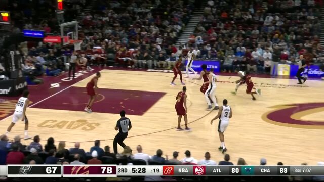 加兰空中制导 奥科罗飞天遁地空接暴扣