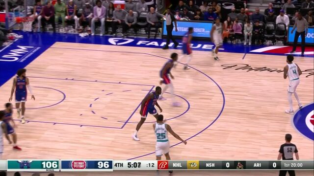 黄蜂vs活塞第4节英文原声回放