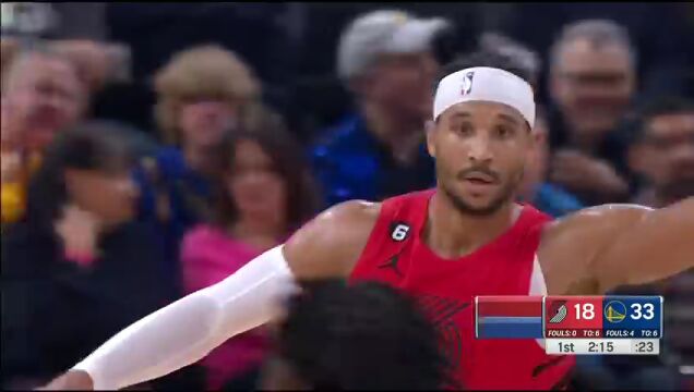 NBA常规赛：开拓者vs勇士中文解说全场回放