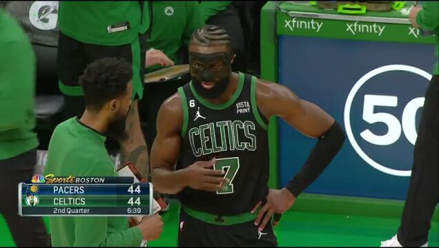 NBA常规赛：步行者vs凯尔特人第2节英文原声回放