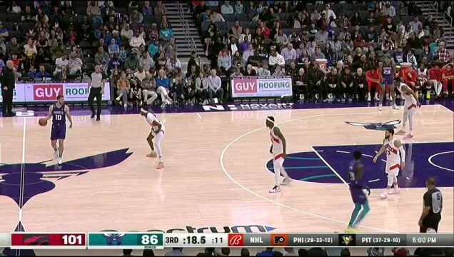 NBA常规赛：猛龙vs黄蜂英文原声全场回放