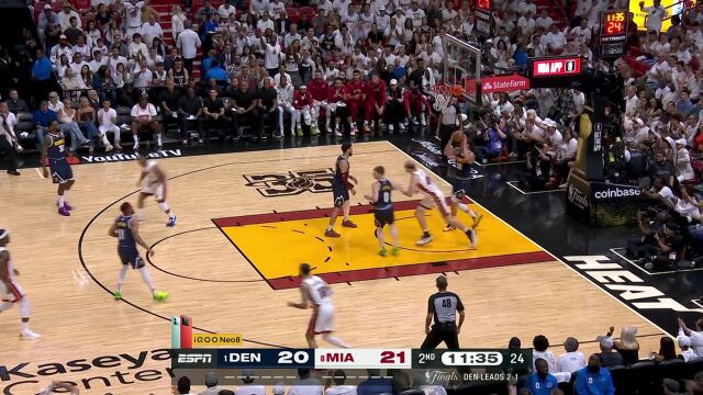 泽勒守株待兔送大帽 洛瑞反击杀到篮下翻身打进