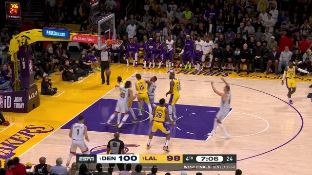 上场时间全场最高的詹姆斯显露疲态 彭磊：心有余而力不足，知道怎么防守已经上不了那个劲