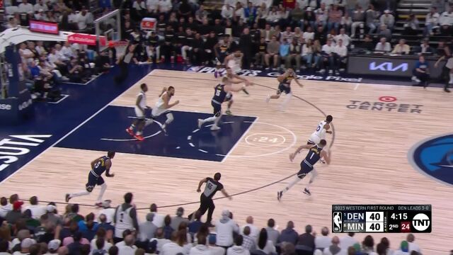 掘金vs森林狼第2节英文原声回放