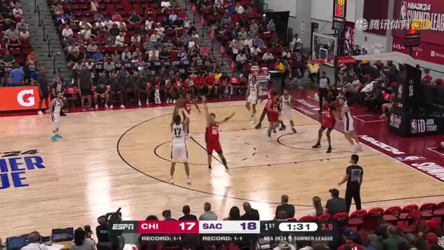 公牛vs国王第1节中文解说回放