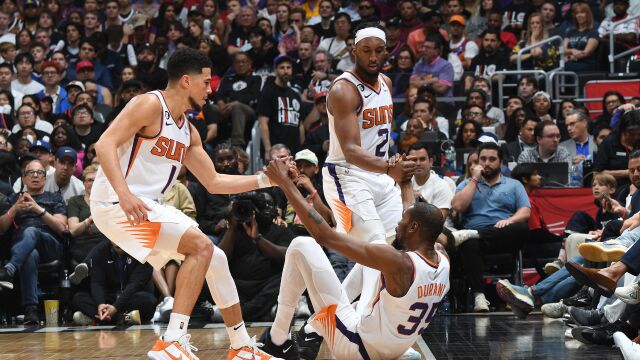 太阳112-100快船 杜兰特布克合砍61分太阳再胜快船大比分3-1