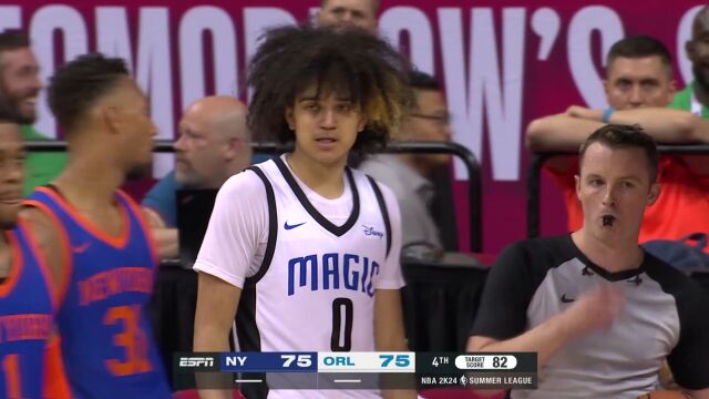 NBA夏季联赛：尼克斯vs魔术 加时赛英文解说回放