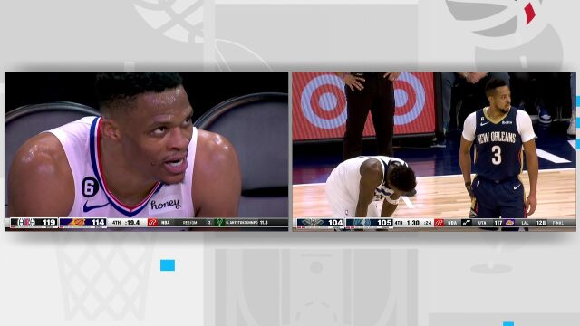 NBA常规赛：快船vs太阳第4节中文解说回放