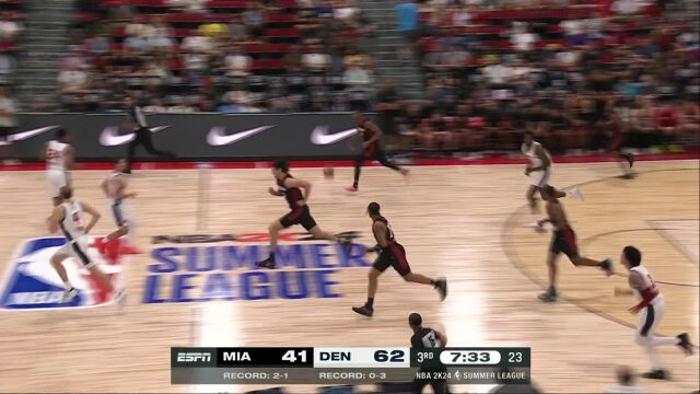 热火vs掘金第3节英文原声回放