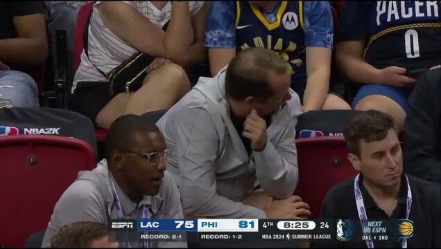 快船vs76人第4节英文原声回放