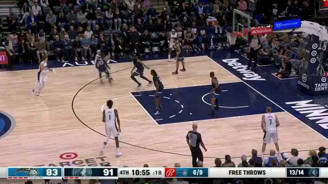 NBA常规赛：魔术vs森林狼中文解说全场回放