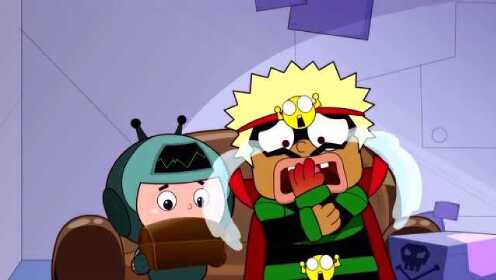 开心超人：大大怪徒手劈木箱，结果手断了，小小怪发现木箱根本没锁 - 腾讯视频