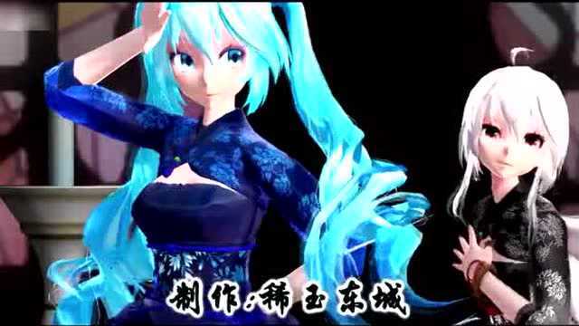 二次元MMD:高颜值摇曳三百合Hurly Burly