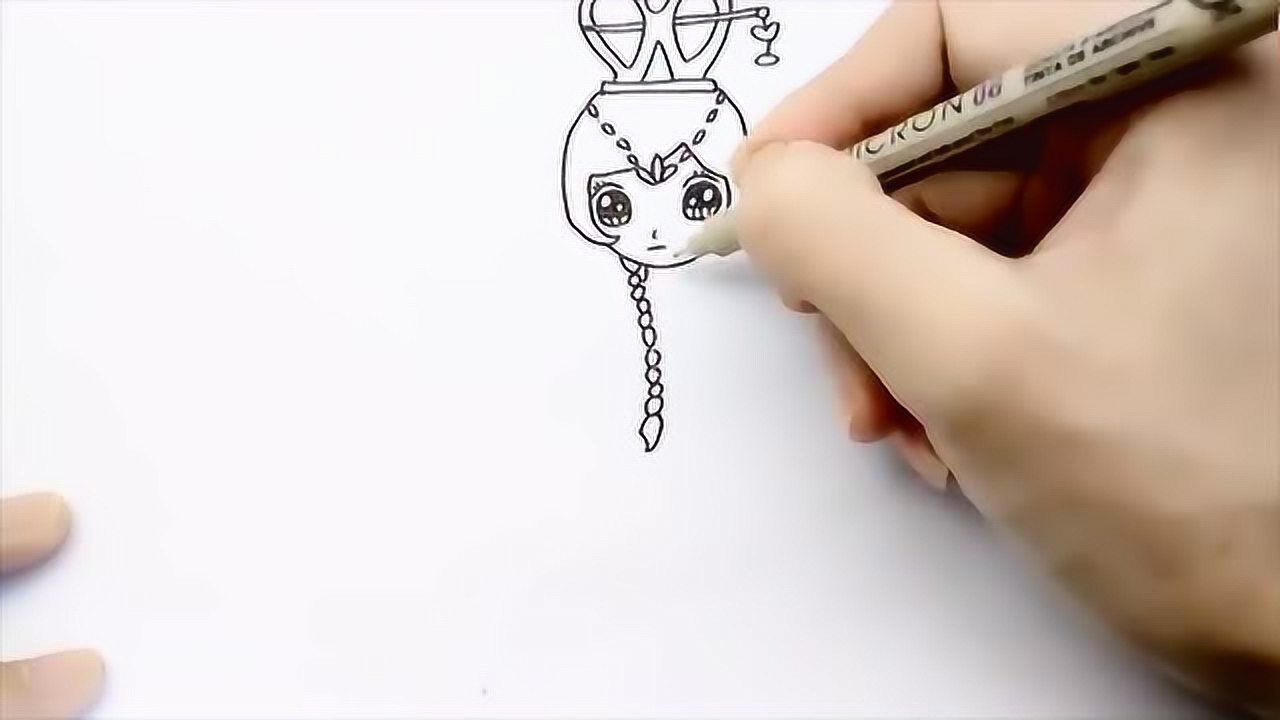 儿童简笔画教程 叶罗丽仙境的曼多拉 简单又可爱_腾讯视频