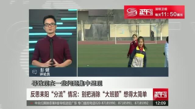 反思耒阳“分流”情况:别把消除“大班额”想得太简单