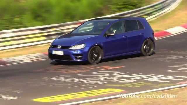 性能强悍!大众高尔夫Golf R420  5Cylinder纽北路试