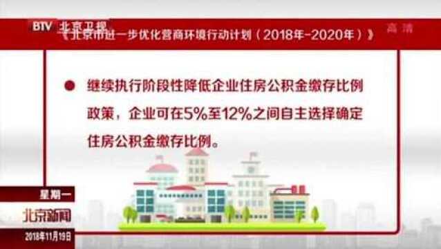 北京优化营商环境三年行动计划出炉