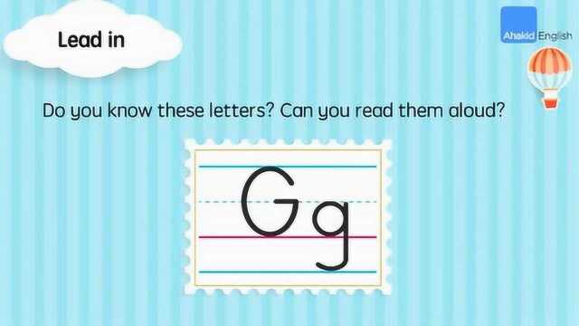 小学英语 自然拼读法 Lesson09 辅音 g