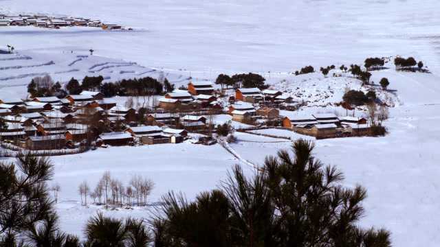 鹤庆马厂看雪