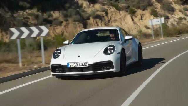 2020保时捷911 Carrera S,卡拉拉白色金属