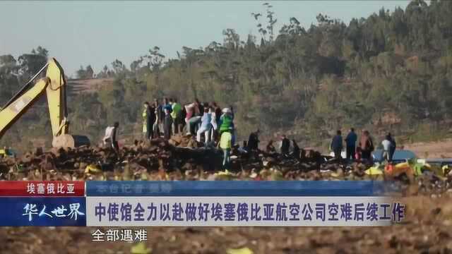 埃塞俄比亚 中使馆全力以赴做好埃塞俄比亚航空公司空难后续工作