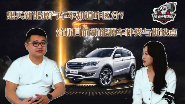 想买新能源汽车不知道咋区分?分析目前新能源车种类与优缺点