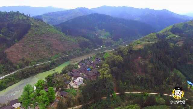 神奇的贵州,秀丽的贵州,航拍贵州大山里的小山村,真是美极了