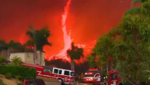 国外疯狂实验，人造火龙卷，慢镜头下的火焰龙卷风