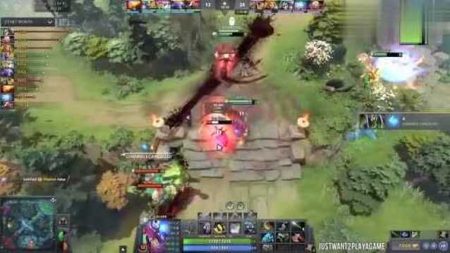 DOTA2:ANA斯拉克7分钟跳刀小鱼人肥的像大鱼人,31杀统治全场